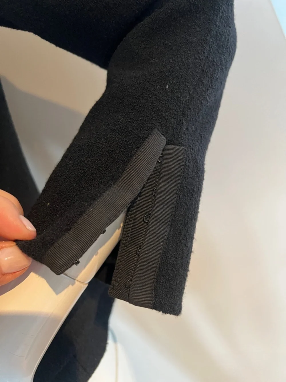 Chanel Sz 36 Wool Bucle Fitted Blazer